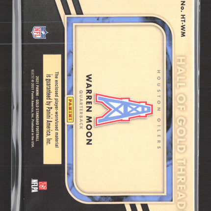 2021 Panini Gold Standard Hall of Gold Warren Moon #HT-WM 093/149 Patch