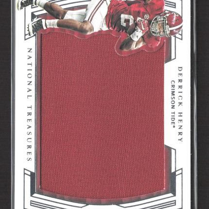 2020 Panini National Treasures Collegiate Derrick Henry #52 15/99 Patch