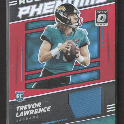 2021 Donruss Optic Rookie Phenoms Trevor Lawrence #RP-1 RC Patch