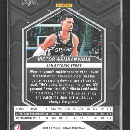 2024 Panini Mosaic Victor Wembanyama #238 RC
