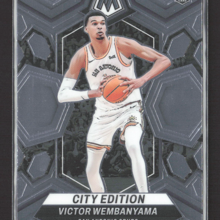 2024 Panini Mosaic Basketball Victor Wembanyama #282 City Edition RC