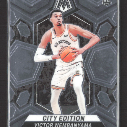 2024 Panini Mosaic Basketball Victor Wembanyama #282 City Edition RC