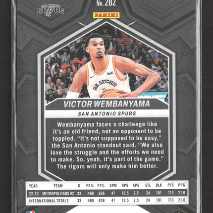 2024 Panini Mosaic Basketball Victor Wembanyama #282 City Edition RC