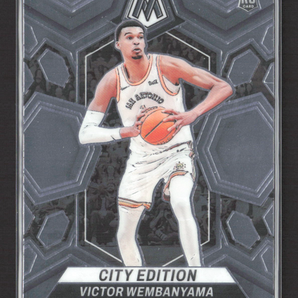 2024 Panini Mosaic Basketball Victor Wembanyama #282 City Edition RC