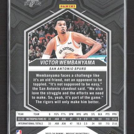 2024 Panini Mosaic Victor Wembanyama #282 City Edition