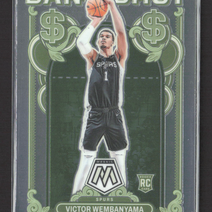 2024 Panini Mosaic Basketball Bank Shot Victor Wembanyama #17 RC