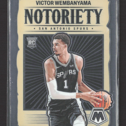 2024 Panini Mosaic Notoriety Victor Wembanyama #5 RC