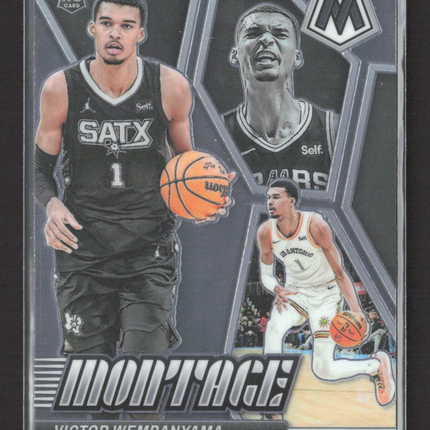 2024 Panini Mosaic Basketball Montage Victor Wembanyama #7 RC