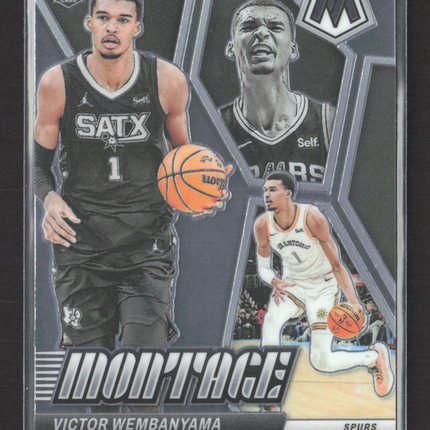 2024 Panini Mosaic Montage Victor Wembanyama #7 RC