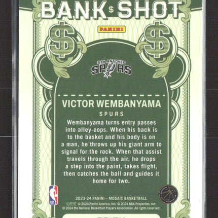 2024 Panini Mosaic Victor Wembanyama #17 RC Reactive