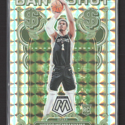 2024 Panini Mosaic Basketball Bank Shot Victor Wembanyama #17 RC Reactive