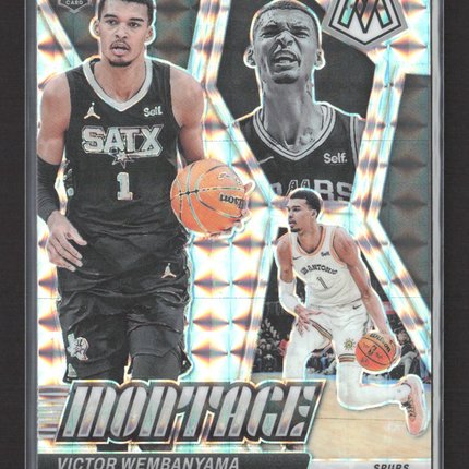 2024 Panini Mosaic Montage Victor Wembanyama #7 Silver RC