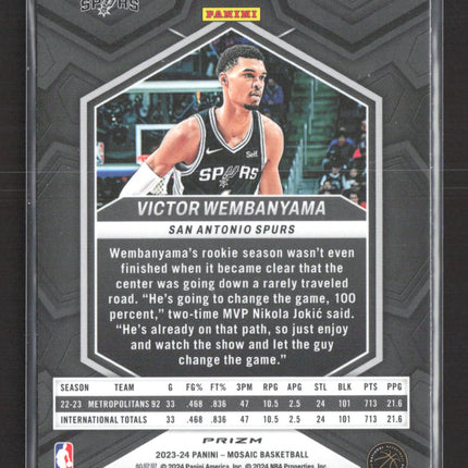 2024 Panini Mosaic Victor Wembanyama #238 RC