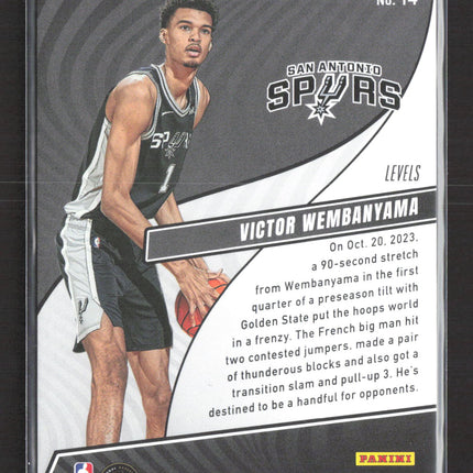 2024 Panini Revolution Rookie Revolution Victor Wembanyama #14 Levels