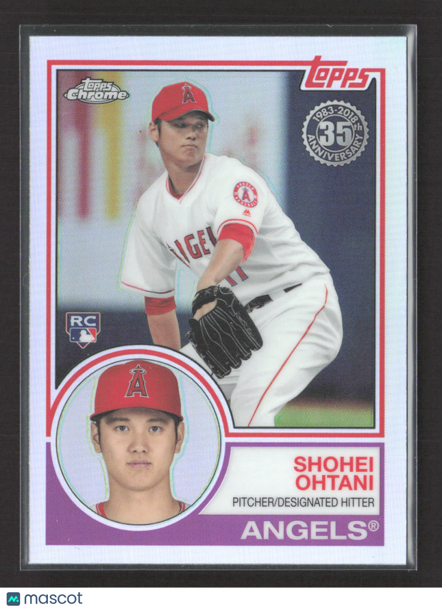 2018 Topps Chrome 1983 Topps Baseball Shohei Ohtani #83T-6 RC