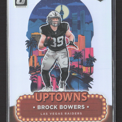 2024 Panini Donruss Optic Football Uptowns Brock Bowers #8 RC