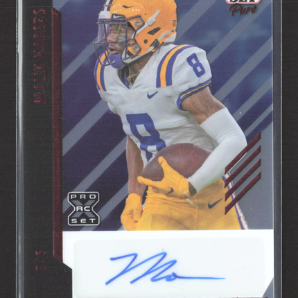 2024 Pro Set Pure Malik Nabers #BA-MN1 Holo RC Auto 2/5