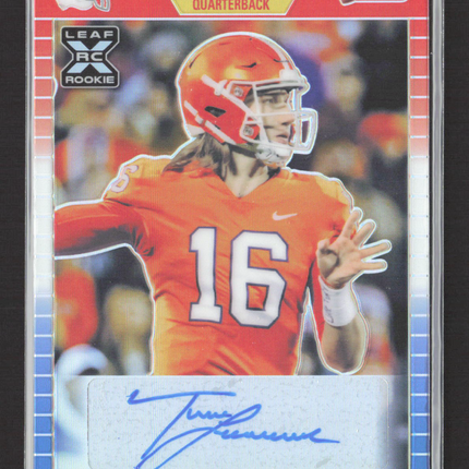 2021 Leaf Pro Set Trevor Lawrence #PA-TL1 RC Auto 8/10