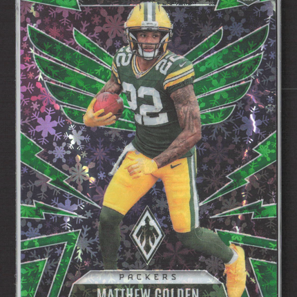 2025 Panini Phoenix Football Thunderbirds Matthew Golden #17 Snowflake 42/75 RC