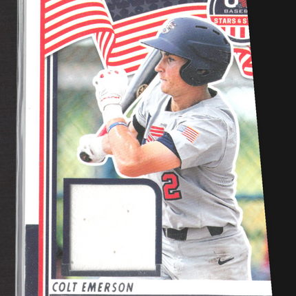 2025 Panini USA Baseball Stars & Stripes Colt Emerson #USA-CE Patch
