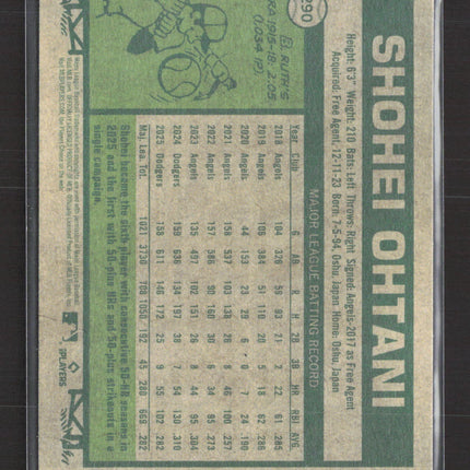2026 Topps Heritage Shohei Ohtani #290