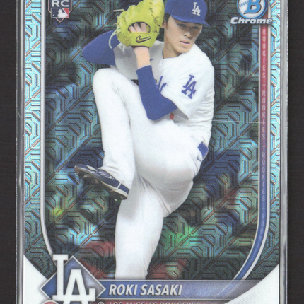2025 Bowman Chrome Roki Sasaki #12 Mojo Refractor RC