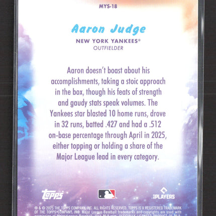 2025 Topps Mystical Aaron Judge #MYS-18
