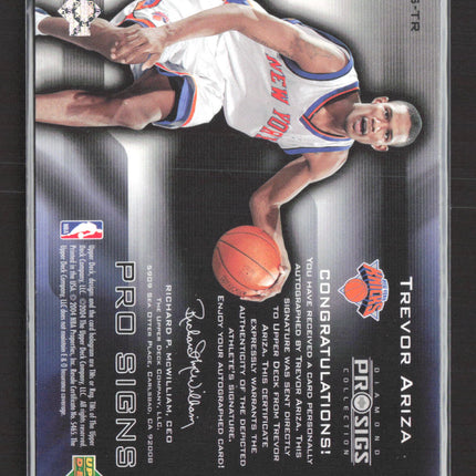 2004 Upper Deck Diamond Pro Sigs Trevor Ariza #PS-TR Auto