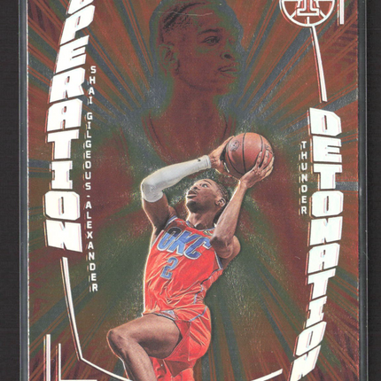 2022 Panini Illusions Operation Detonation Shai Gilgeous-Alexander #25