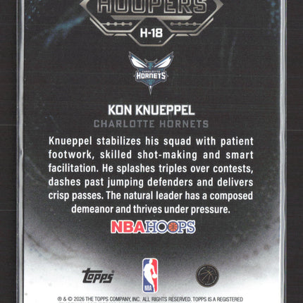 2026 Topps NBA Hoops Hoopers Kon Knueppel #H-18 RC