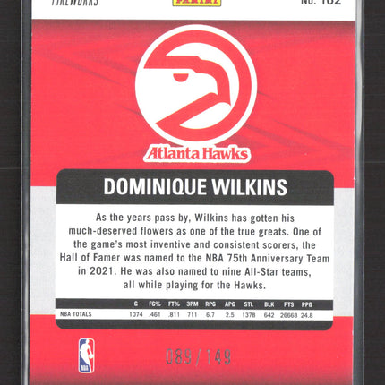2025 Panini Revolution Basketball Dominique Wilkins #162 Fireworks 089/149