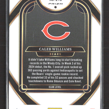 2025 Panini Select Caleb Williams #216 RC