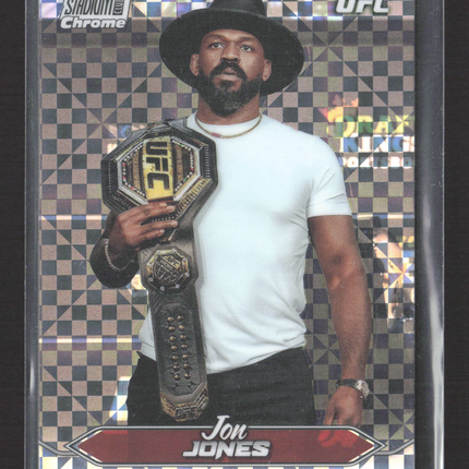 2025 Topps Stadium Club Chrome UFC Jon Jones #C-100 X-Fractor