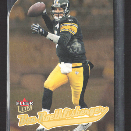 2005 Fleer Ultra Ben Roethlisberger #69 Gold Medallion
