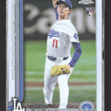 2025 Topps Chrome Roki Sasaki #217 Refractor RC