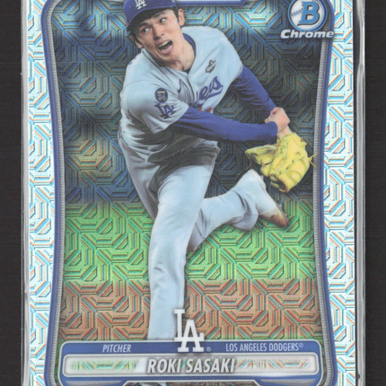 2026 Bowman Chrome Roki Sasaki #63 Mega Box Mojo Refractor