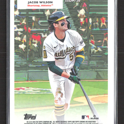 2025 Topps Chrome Jacob Wilson Nick Kurtz #55DH-20