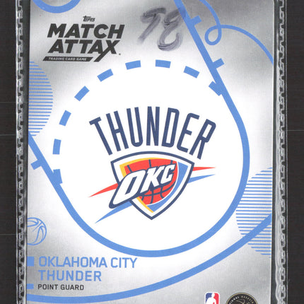 2025 Topps Match Attax NBA Shai Gilgeous-Alexander #SH-SG