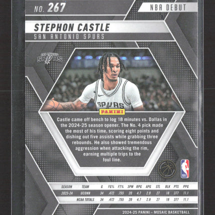 2025 Panini Mosaic Stephon Castle #267 RC