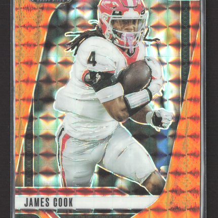 2025 Panini Prizm Draft Picks James Cook #175 Orange 25/39