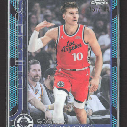 2026 Topps Chrome Bogdan Bogdanović #92 Aqua 157/199