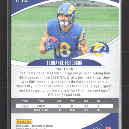 2025 Panini Absolute Terrance Ferguson #182 RC 247/325