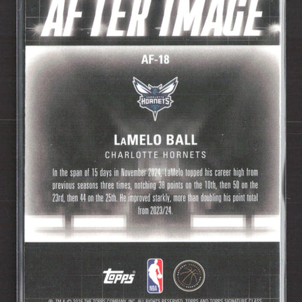 2026 Topps Signature Class After Image LaMelo Ball #AF-18