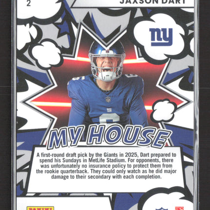 2025 Panini Donruss Optic My House Jaxson Dart #2 RC