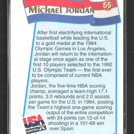 1992 NBA Hoops Michael Jordan #55