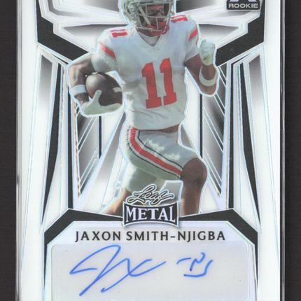2023 Leaf Metal Jaxon Smith-Njigba #BA-JSN RC 3/3 Auto