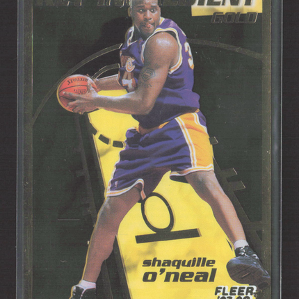 1997 Fleer Key Ingredient Gold Shaquille O'Neal #9