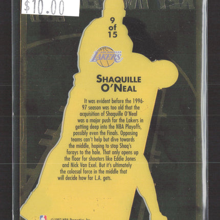 1997 Fleer Key Ingredient Gold Shaquille O'Neal #9