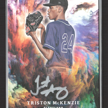 2021 Panini Chronicles Origins Baseball Triston McKenzie #OS-TM Auto