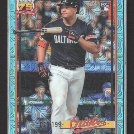 2026 Topps Chrome 1989 Topps 75th Anniversary Samuel Basallo #91C2-37 /199 RC